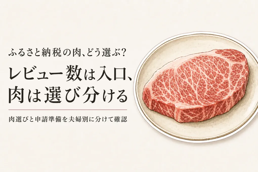 ふるさと納税返礼品肉ランキング｜レビュー数で比べる肉とカタログギフト・オンラインワンストップの確認点
